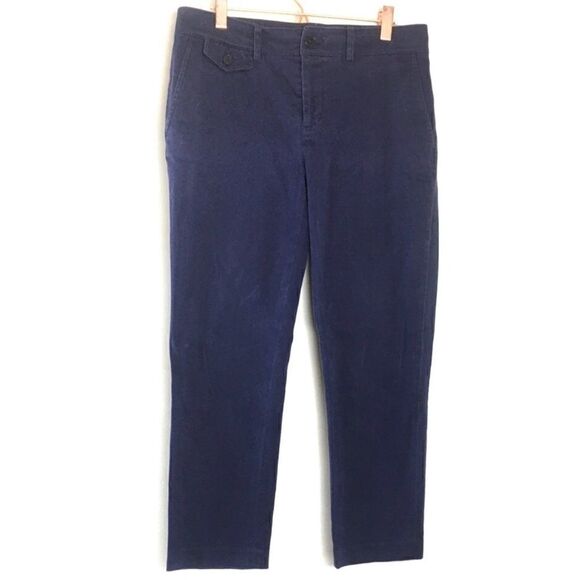 Lauren Ralph Lauren Cropped Navy Pants - Picture 1 of 4